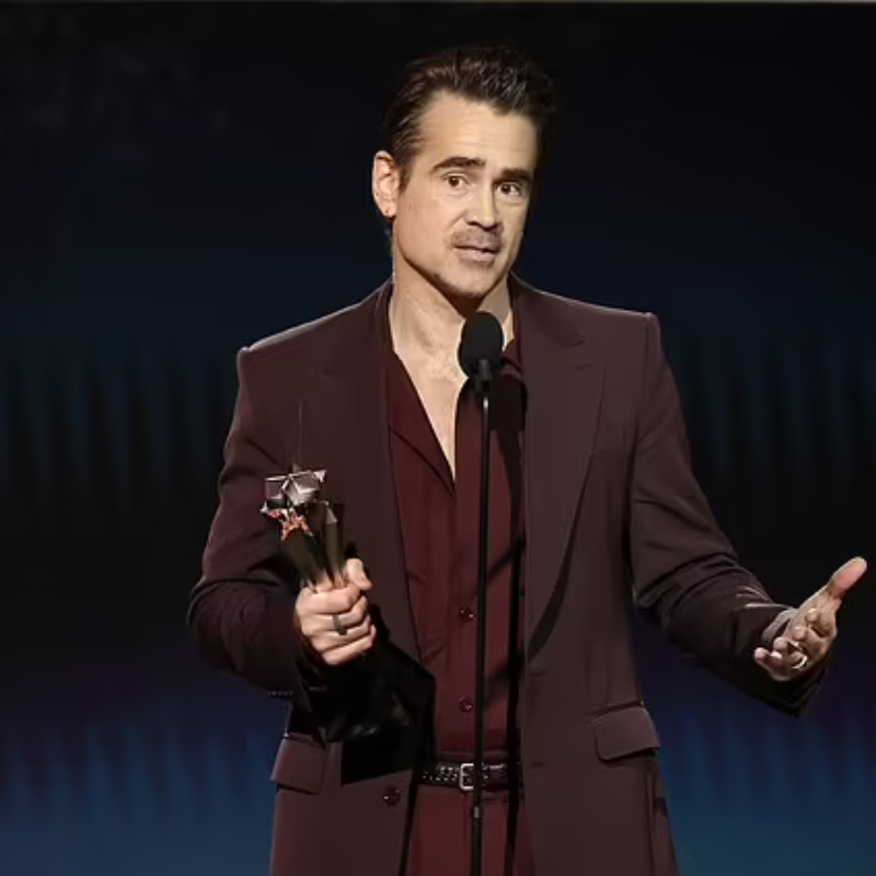 Farrell wins Critics Choice Award